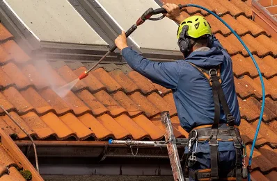 Démoussage et hydrofuge de toiture à Stains